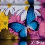Алмазная вышивка Бабочка на цветах