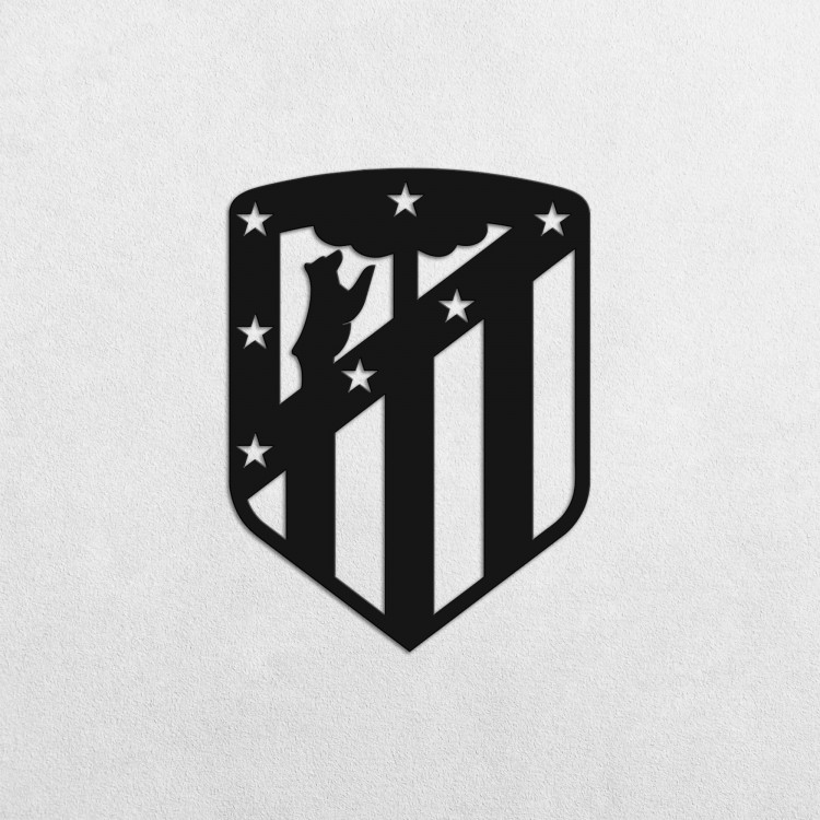 Деревянное Панно FC Atletico Madrid