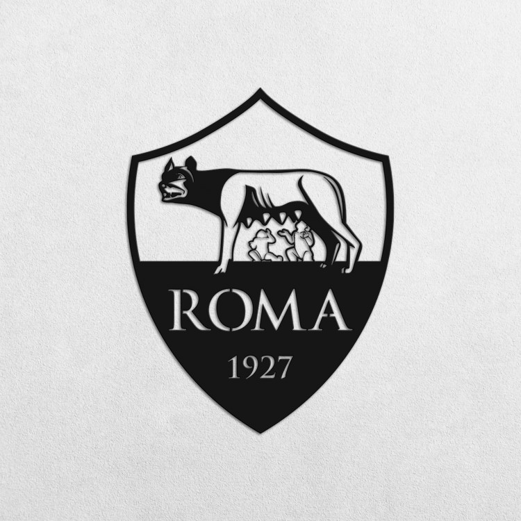 Деревянное Панно FC Roma
